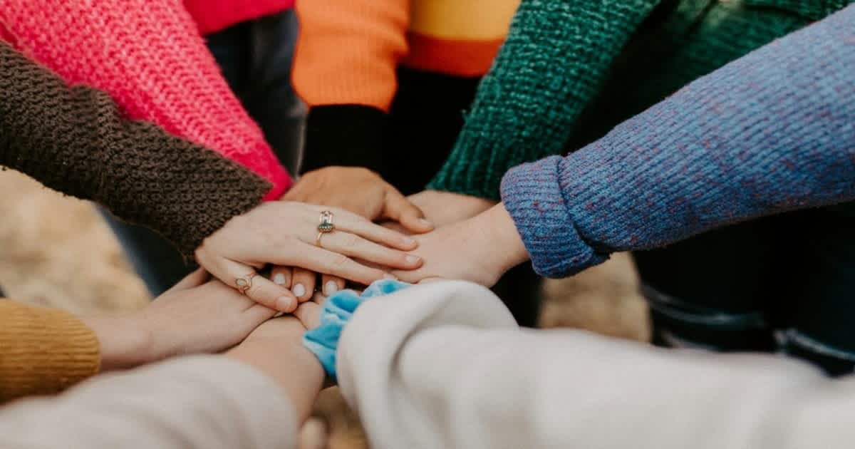 Hands in showing that we are all in this effort together